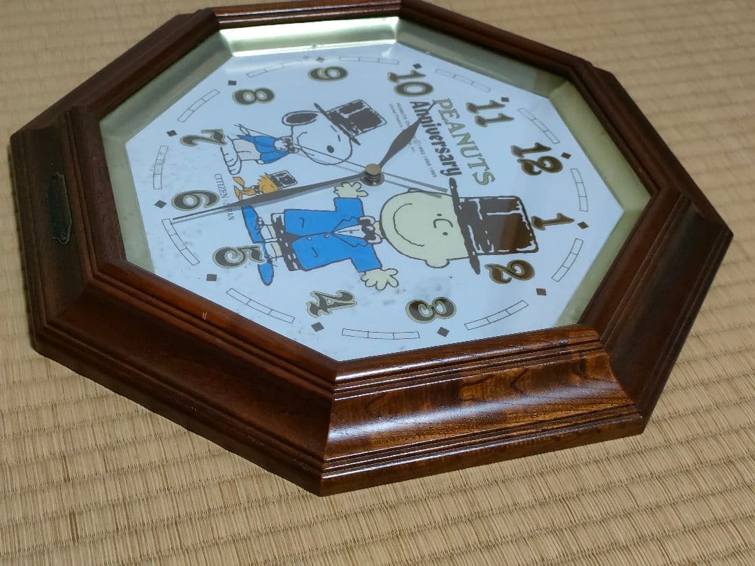 スヌーピー　ピーナッツ　掛け時計　40周年記念