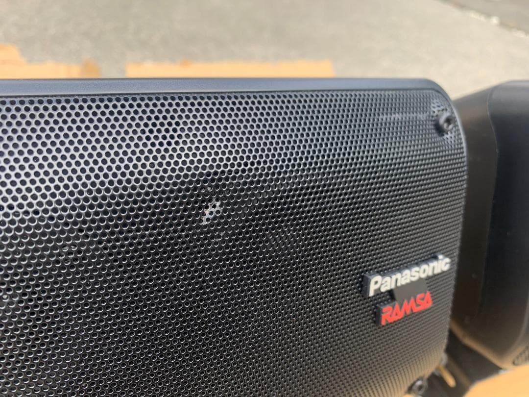 2個 パナソニック ラムサ WS-BN010-K スピーカー 店舗 業務用
