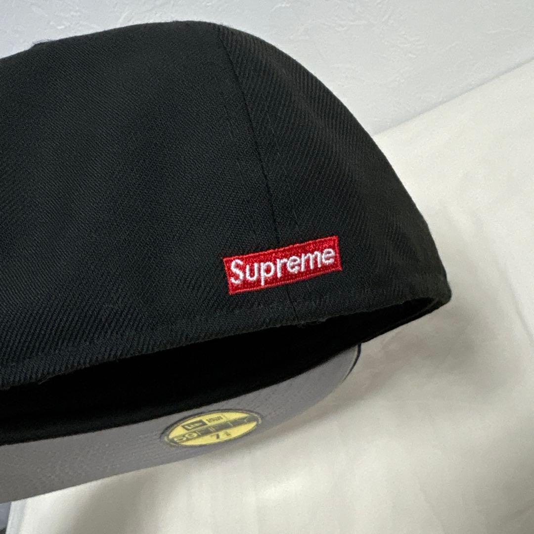 【美品】Supreme S Logo New Era Ice \"Black\"