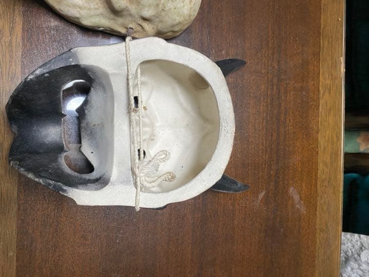 能面 釈迦 釈迦能面陶器製 能面 陶器