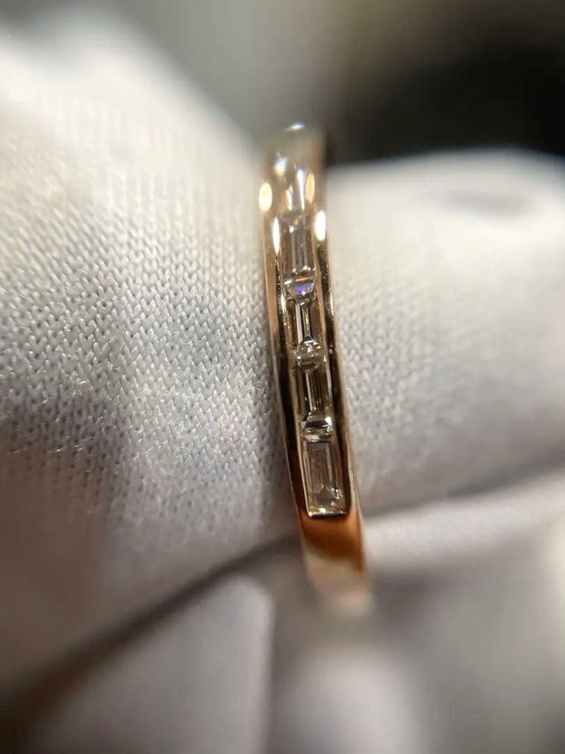 orb jewelry k18PG ダイヤモンド ハーフエタニティ 0.3ct