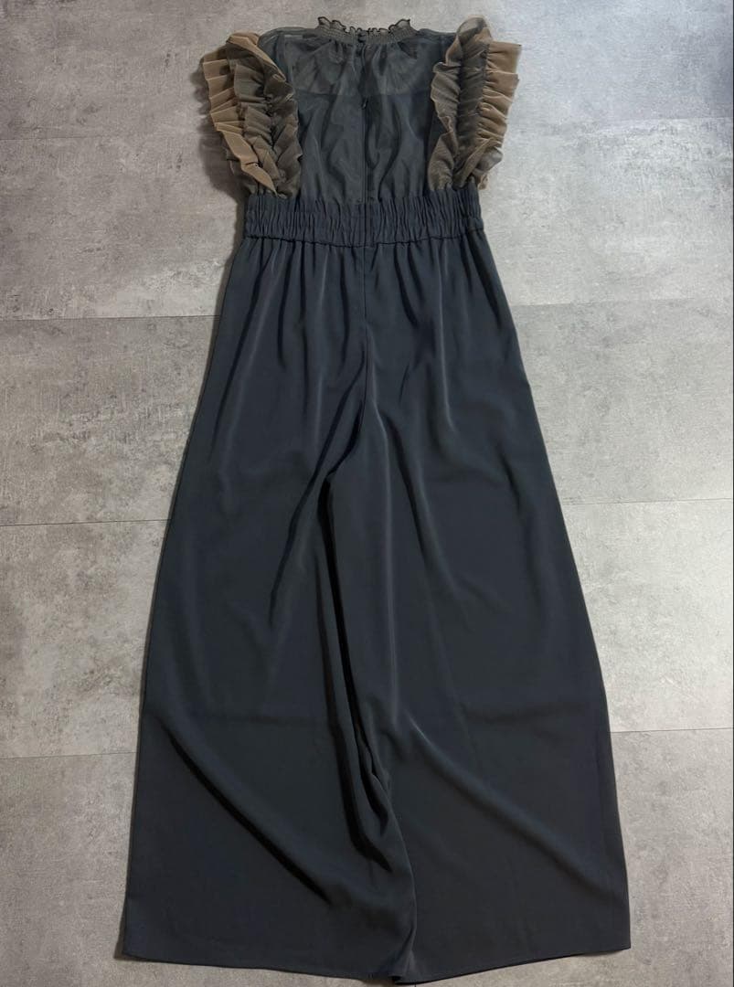 niana フリルハイウエストワイドパンツドレス オケージョン 同窓会 結婚式