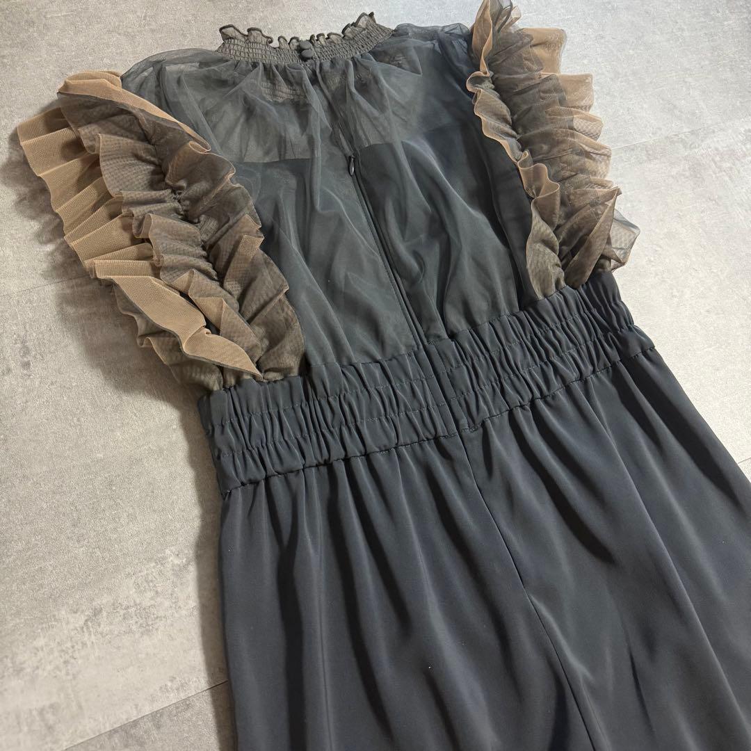 niana フリルハイウエストワイドパンツドレス オケージョン 同窓会 結婚式