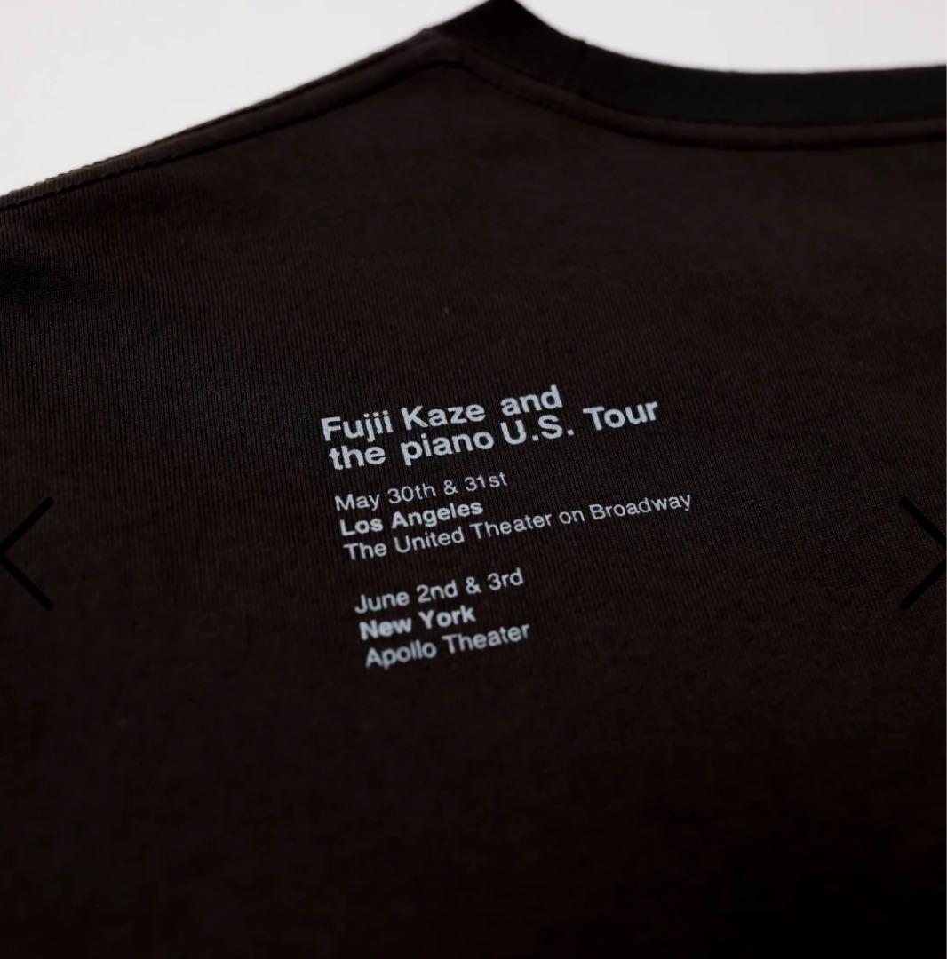 FUJII KAZE 藤井風 ライブ Tシャツ ブラック 黒 Mサイズ 藤井風 USツアー T