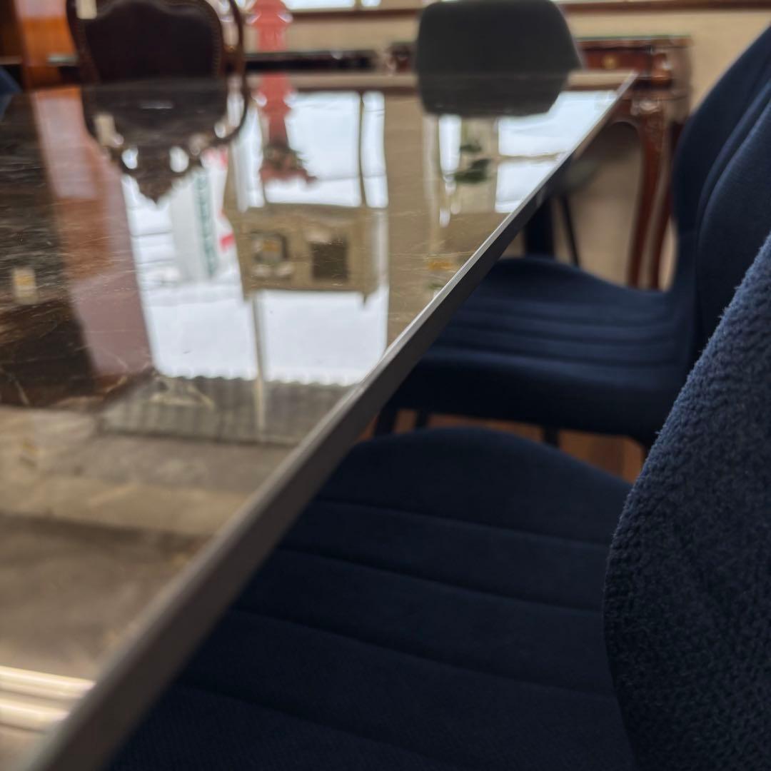 ブラック サンライジングダイニング５点セット