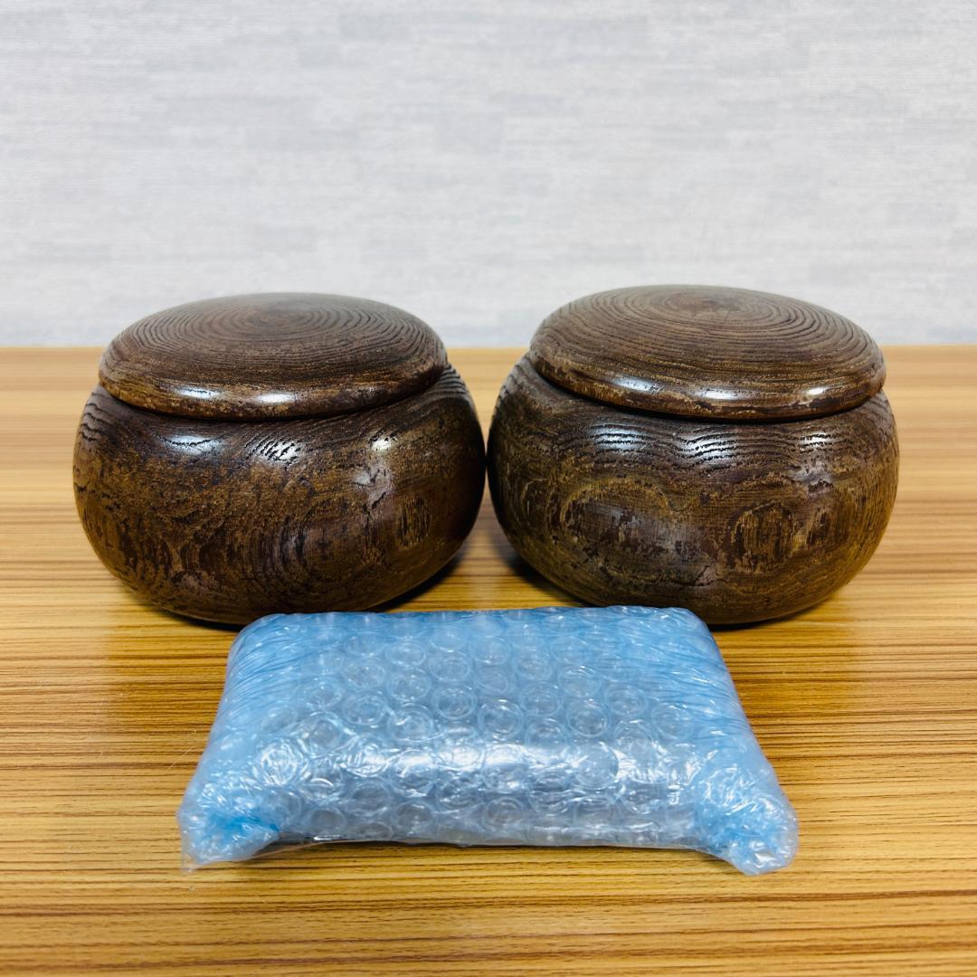 蛤碁石(月印) 那智黒石 32～33号 白180個 + 黒181個 囲碁