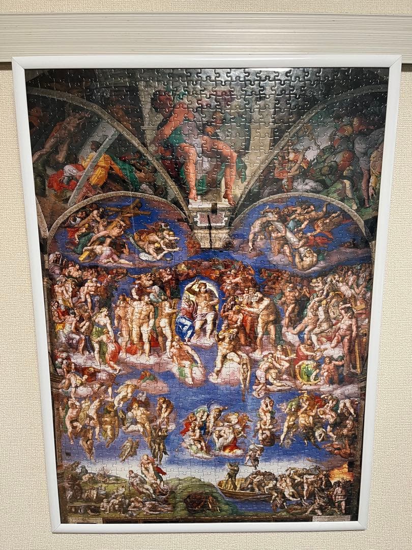 完成品 ミケランジェロ 最後の審判 ジグソーパズル - メルカリ