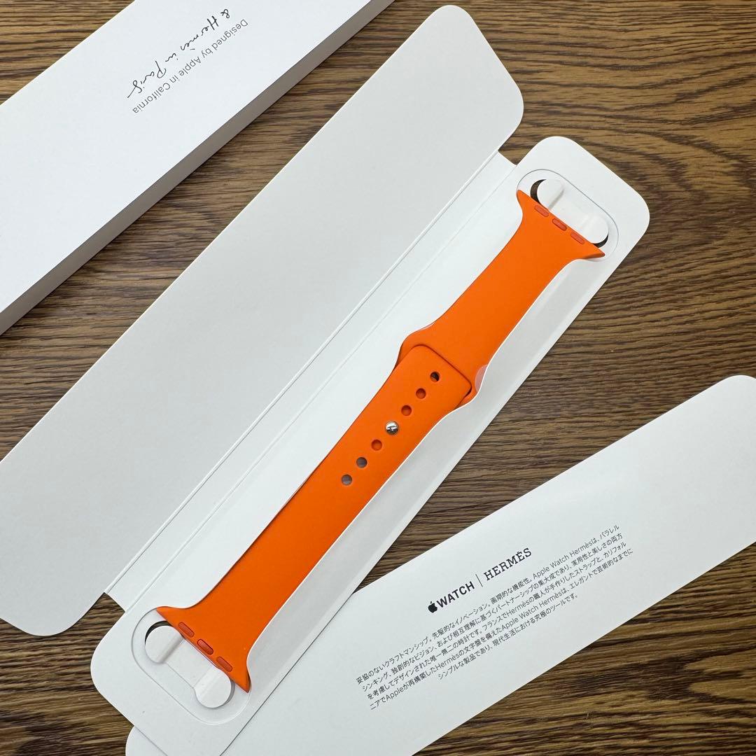 2517 未使用46㎜　Apple Watch エルメス　オレンジ　スポーツ
