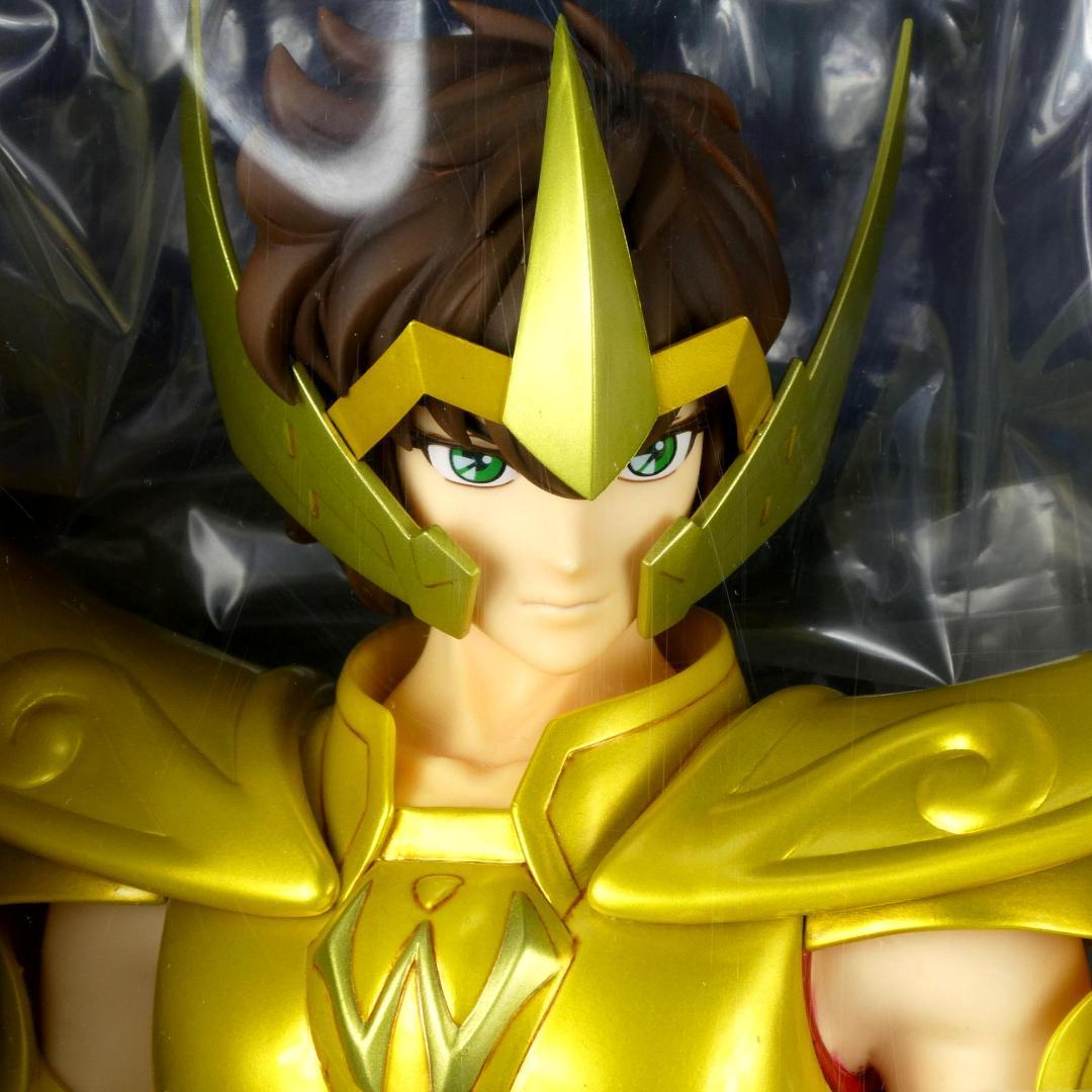 聖闘士星矢★黄金聖衣★星矢サジタリアスアイオロス★４２ｃｍ級のフィギュア★ソフビ