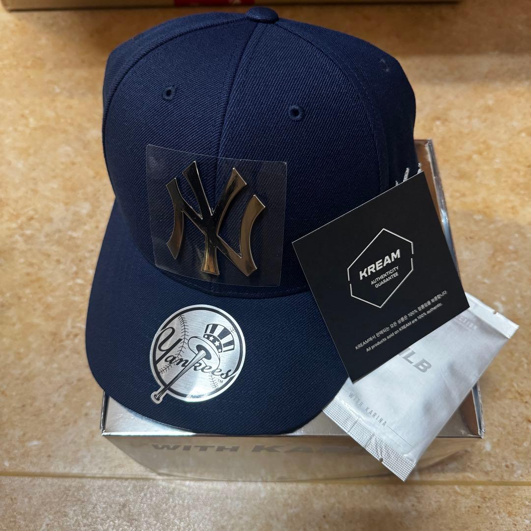 新品】KARINA MLB コラボキャップ サイズ57 aespa カリナ