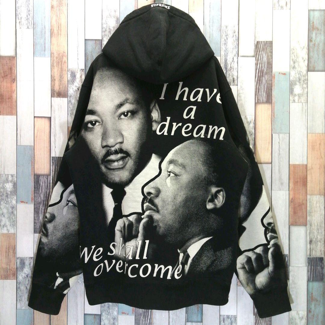 Supreme　シュプリーム　パーカー　キング牧師　総柄
