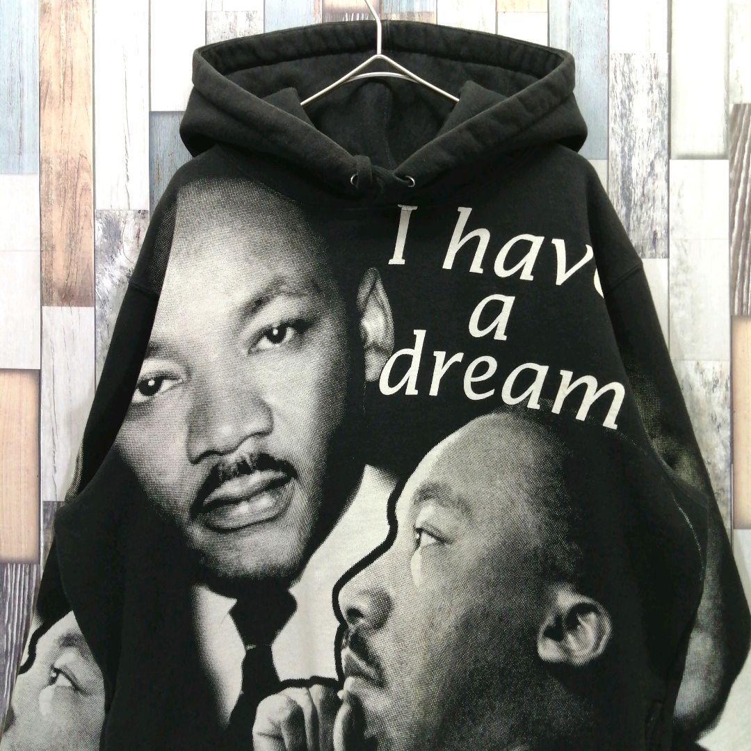 Supreme　シュプリーム　パーカー　キング牧師　総柄
