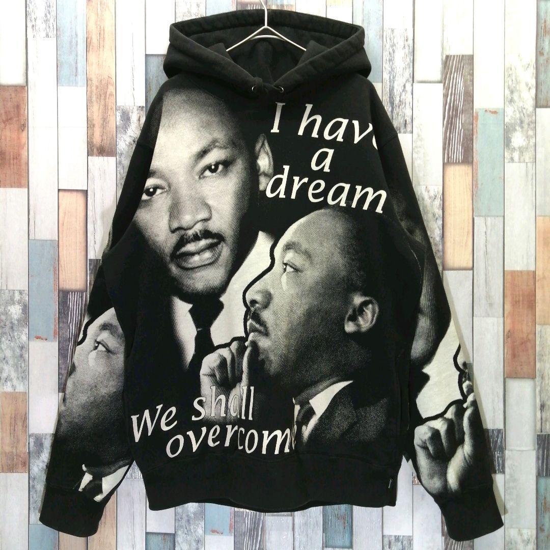 Supreme　シュプリーム　パーカー　キング牧師　総柄