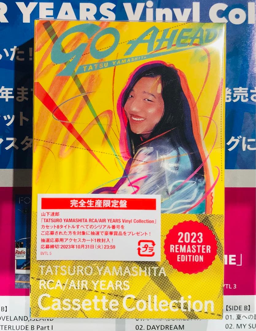 山下達郎 LP BOXイラスト入りカセット収納ケース 全8タイトル付！ 稀少