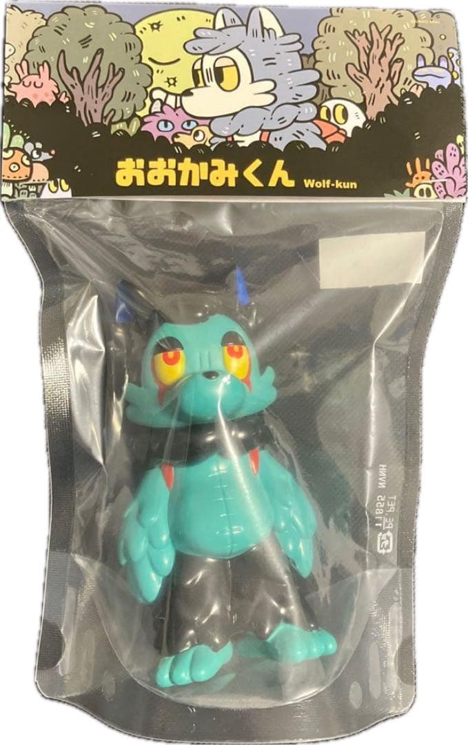 新品未開封 渋谷POPBOX あらいきりこ おおかみくん デビルマン ソフビ