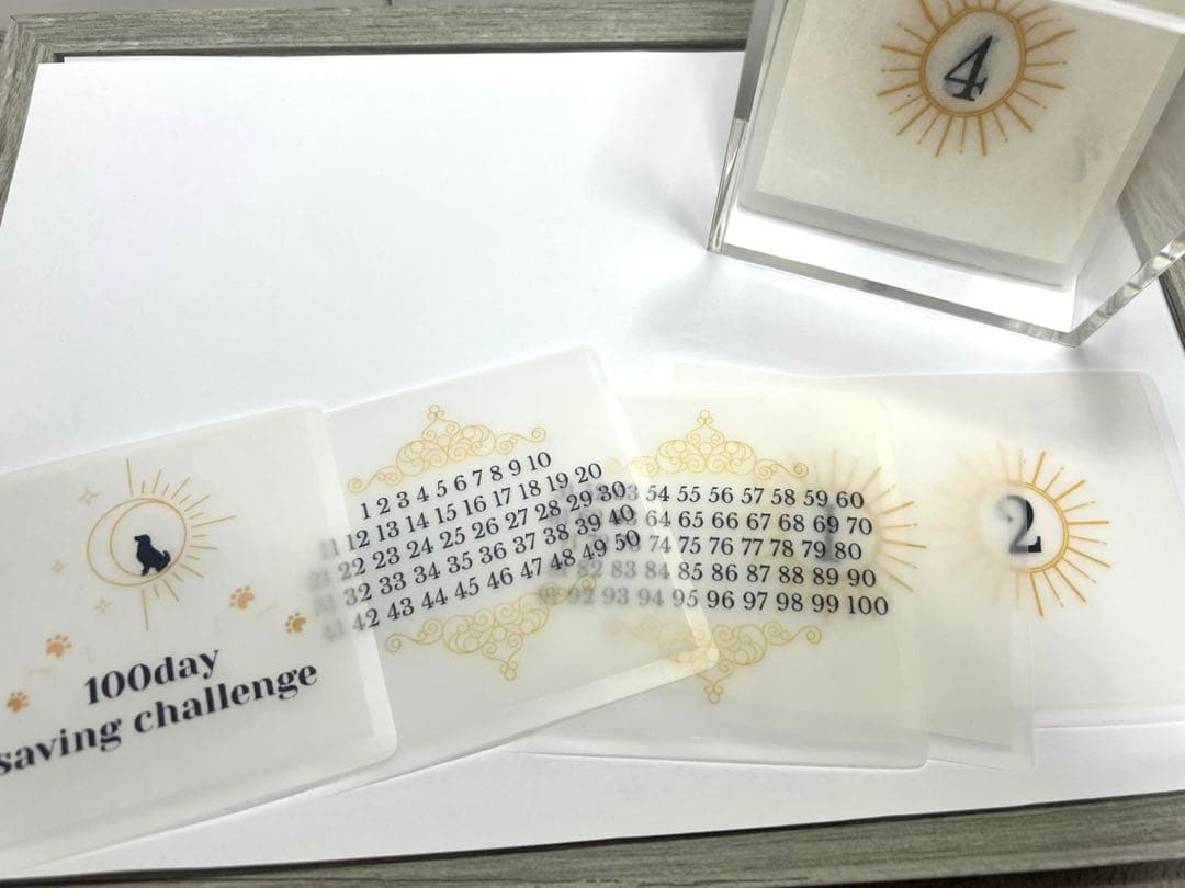 再販＊100日リフィル＊犬＊太陽＊貯金＊ saving＊韓国＊