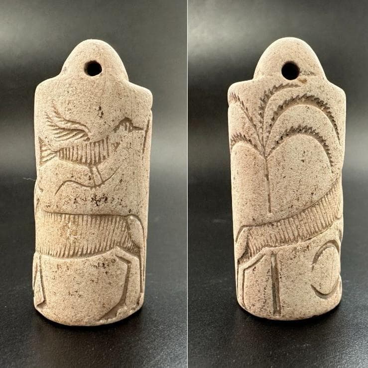 円筒印章 古代メソポタミア文明 自然の調和 スタンプ パワーストーン