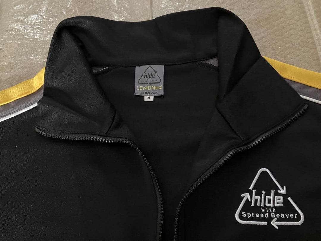 hide ラインジャージ 4 ブラック サイドカーブ LEMONed 松本秀人
