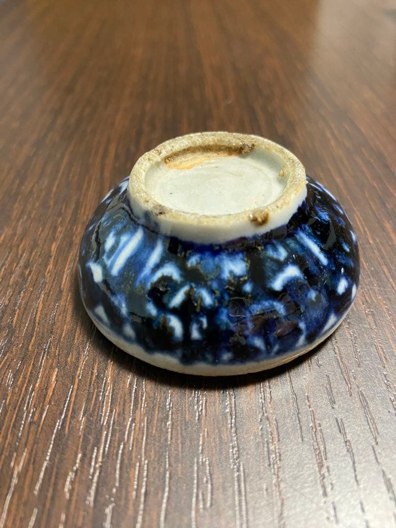 中国古美術 染付香合 呉須 染付 明 清 色絵