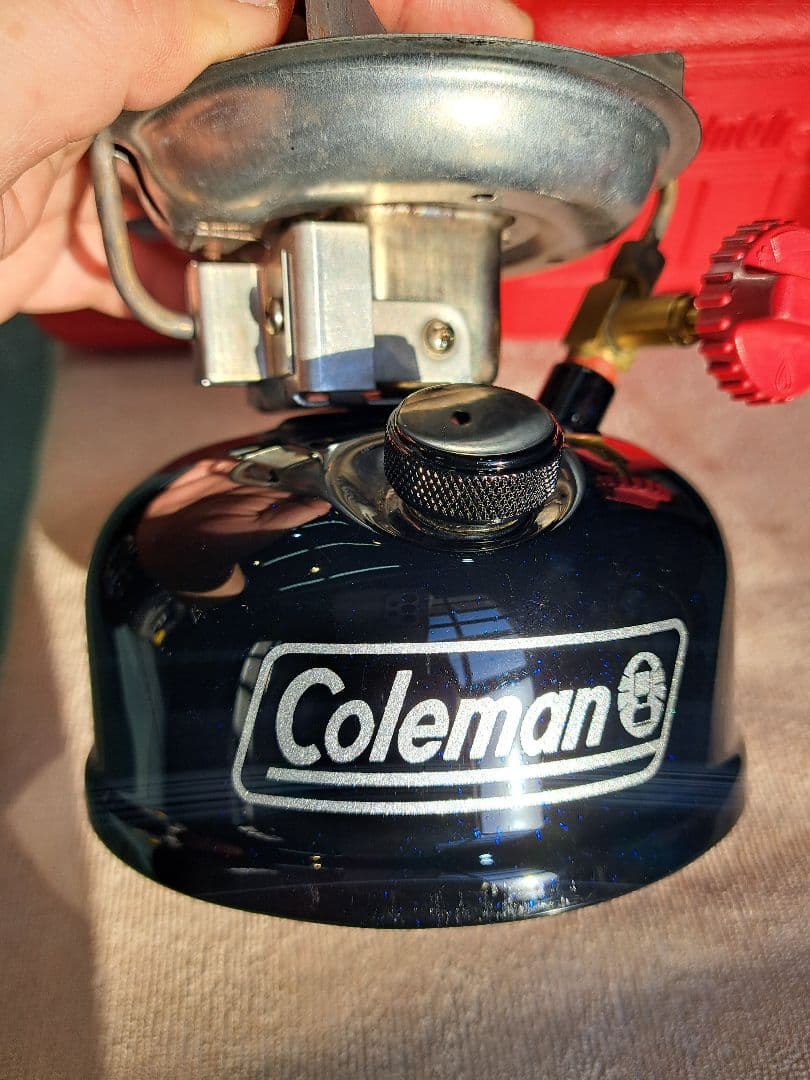 コールマン スポーツスターDX　カスタム塗装！ミッドナイトブラック！　ケース付