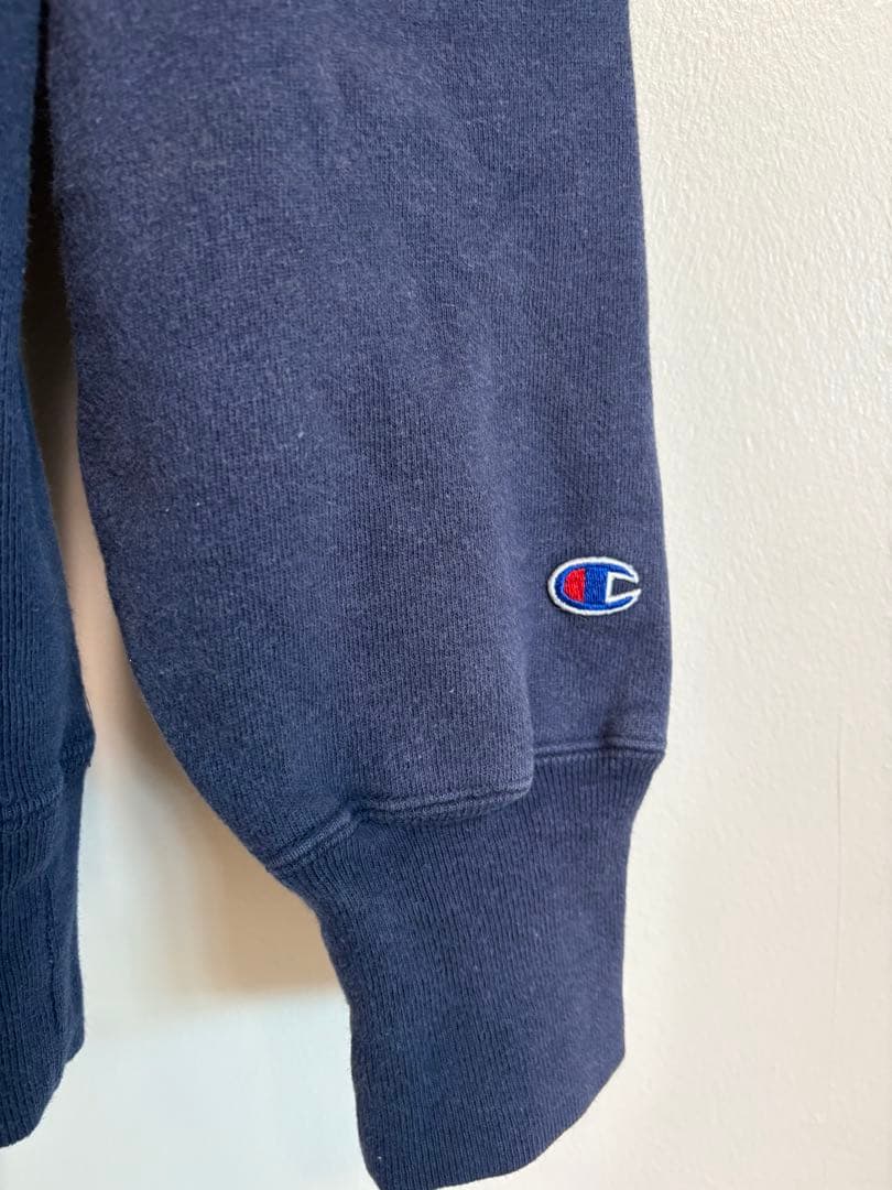 champion リバースウィーブ　Michigan 紺　アメカジ　ストリート