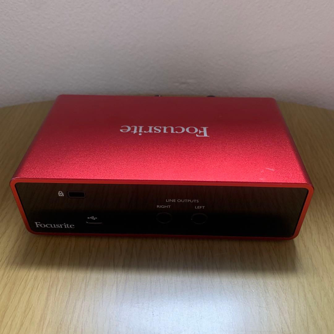 新品☆フォーカスライト オーディオインターフェース スカーレット