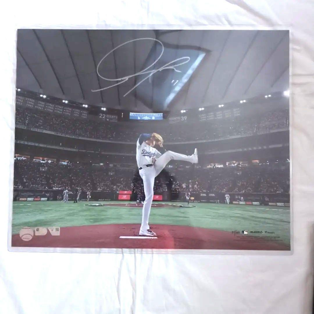 限定99枚特大写真40×50cm・佐々木朗希 直筆サインFANATICS/MLB