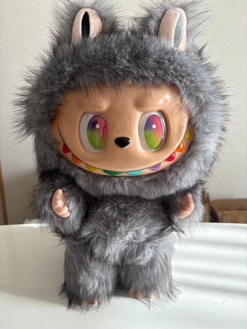 黒 ジモモ BIGサイズ ぬいぐるみ レア labubu ZIMOMO ラブブ