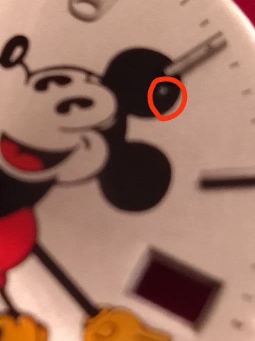 ミッキーマウス 腕時計 文字盤　ロレックス