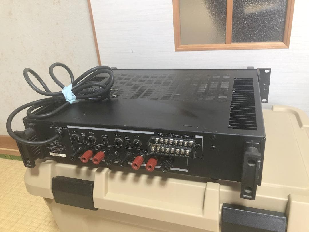 TOA パワー アンプ P-60F PA 80W×4 (4 Ω時) - メルカリ