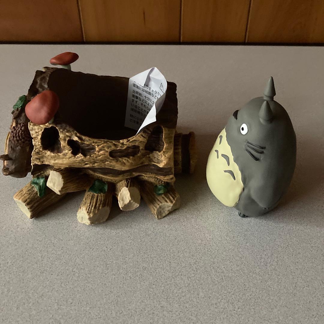 となりのトトロ　プランター　 東電鉄バス停　 指人形バス　ネコバス 4点セット