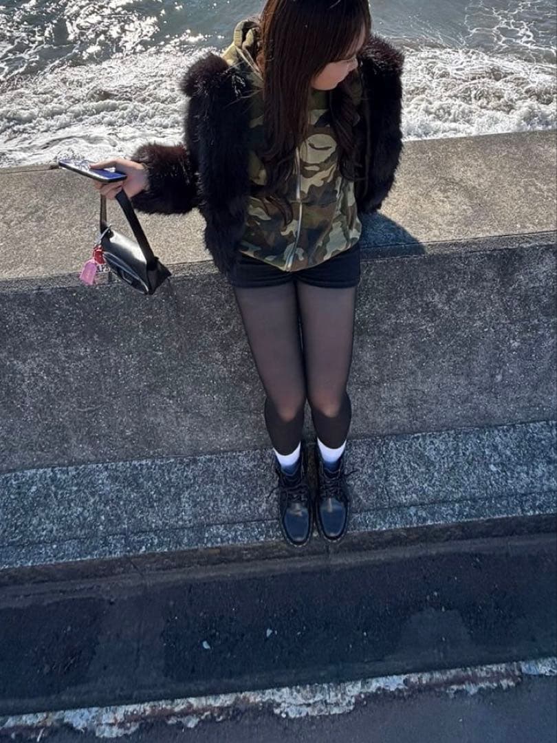 a bathing ape 迷彩パーカー