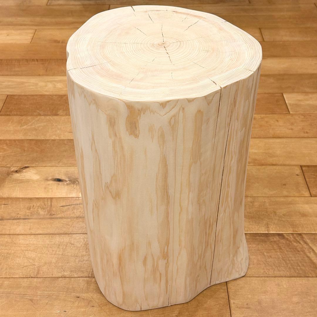 檜　丸太　椅子　スツール　No.1197