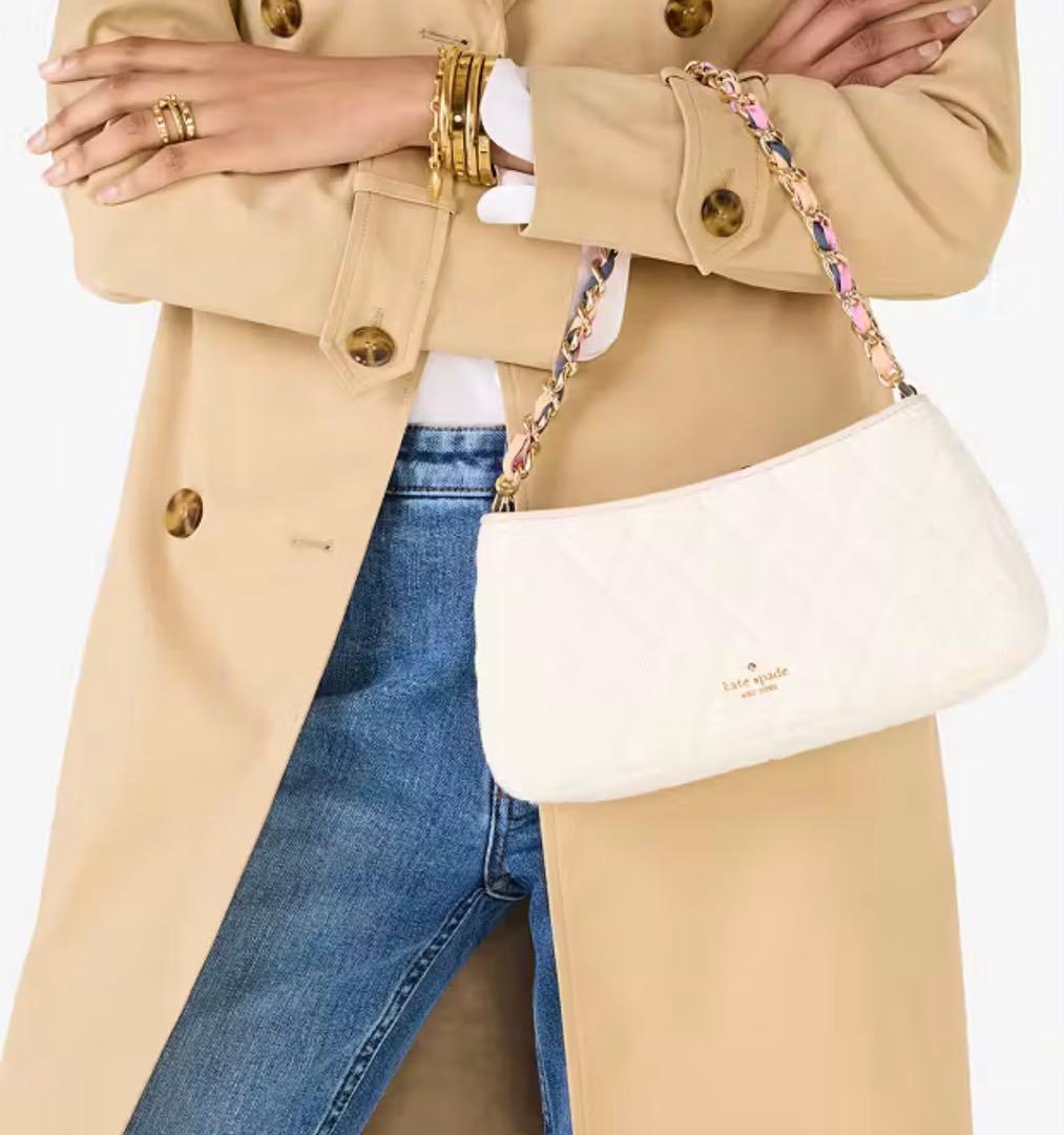 ※最終値下 【新品未使用】ケイトスペード ツイード 2WAYショルダーバッグ