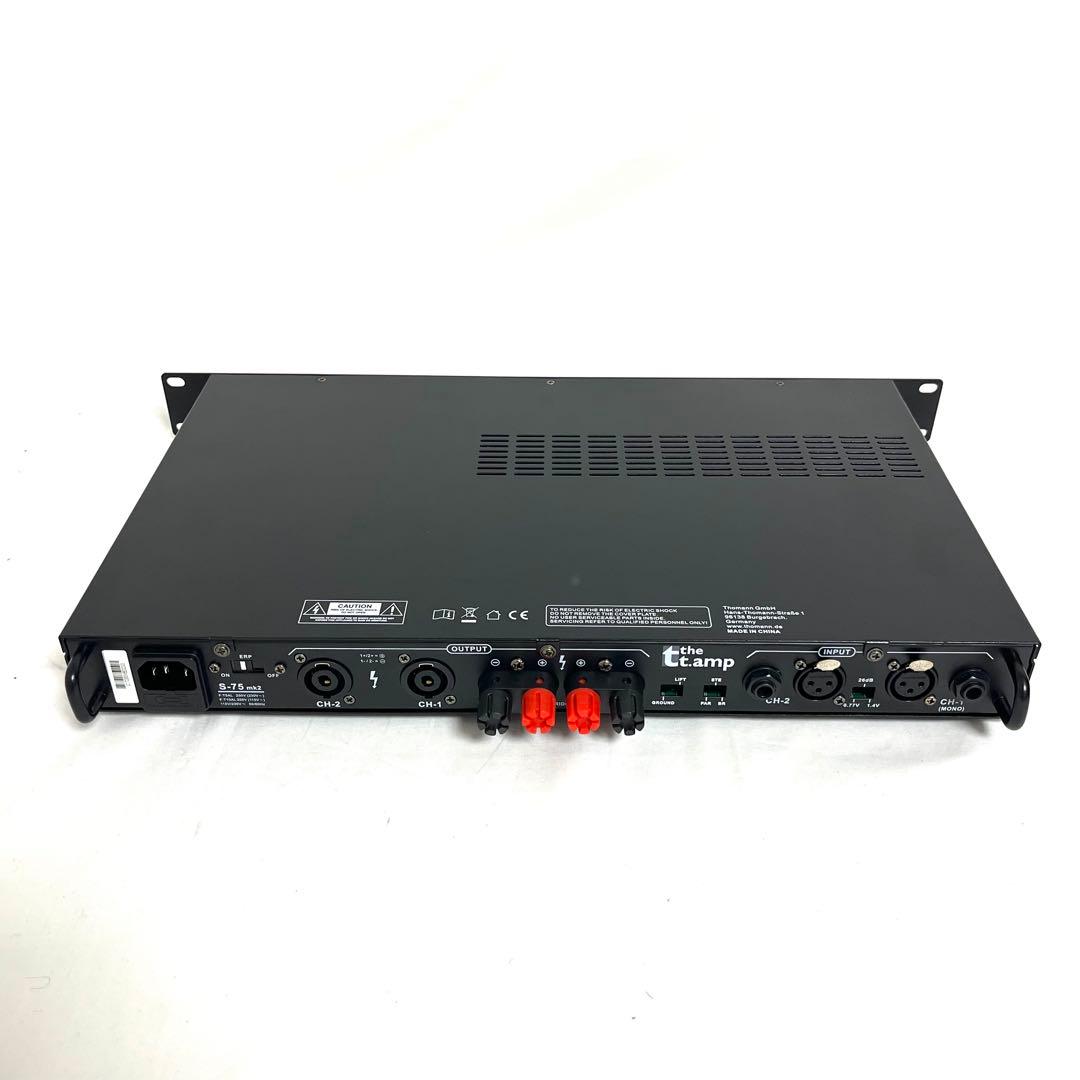 送料込み】Thomann S-75 mk2 パワーアンプ トーマン