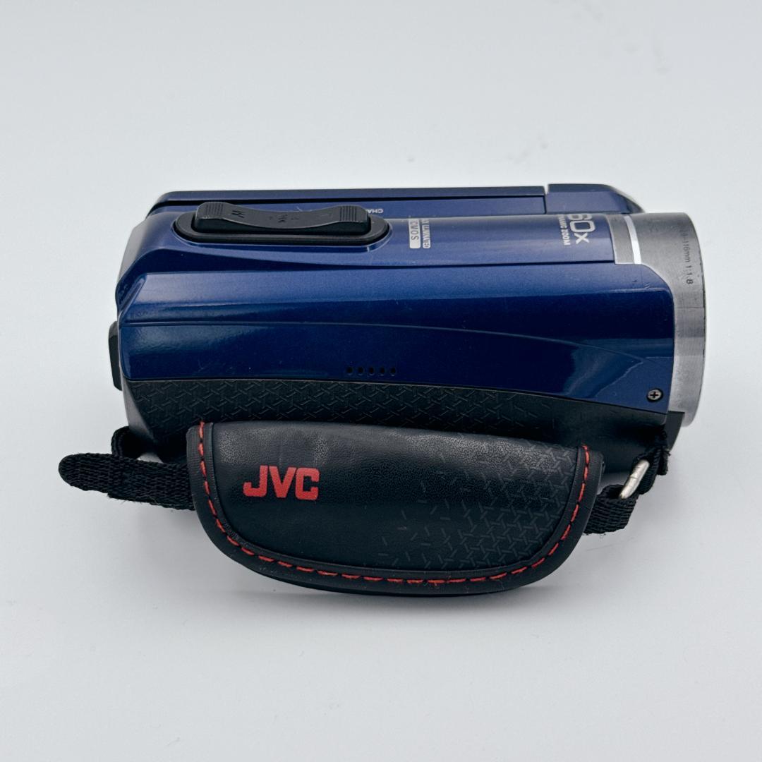 【概ね美品】JVC Everio GZ-R70-A 防水 ビデオカメラ ブルー