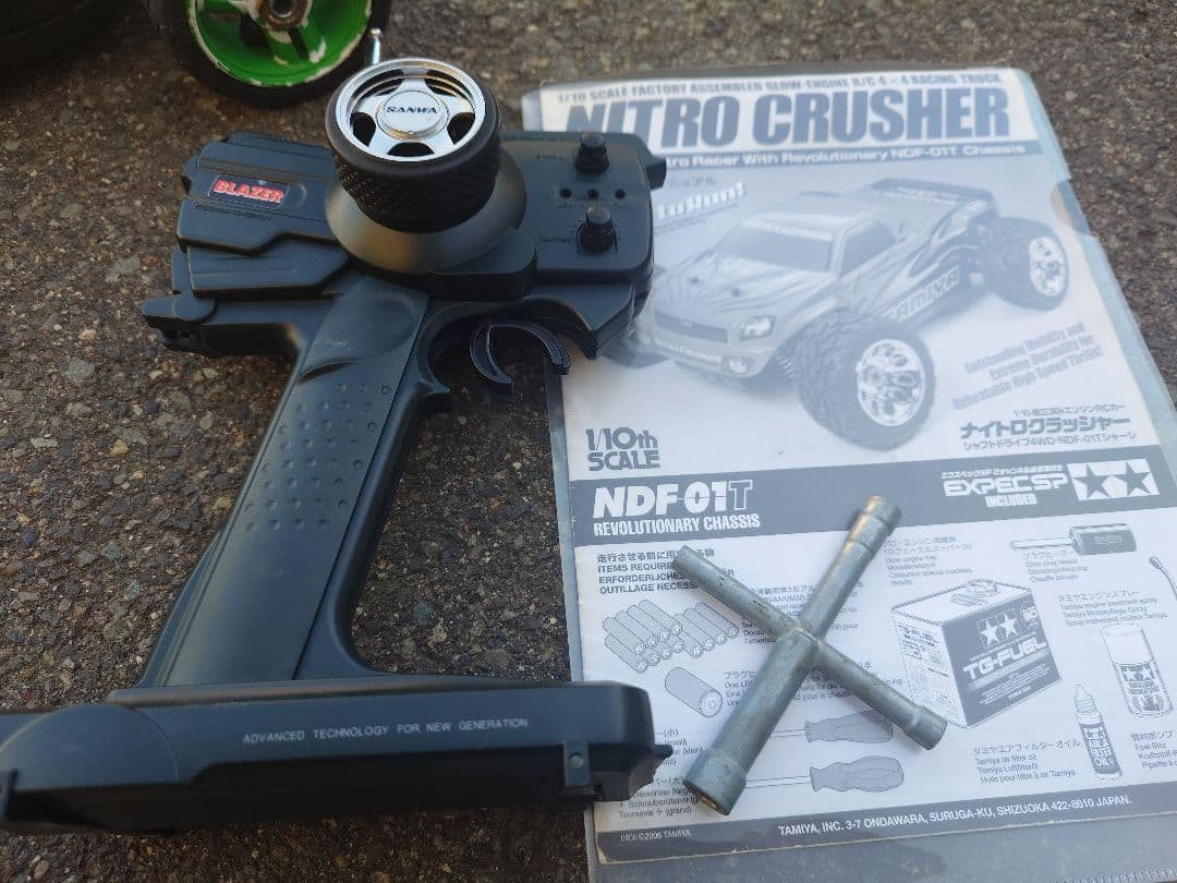 1/10タミヤ4WDエンジンバギー即走行可