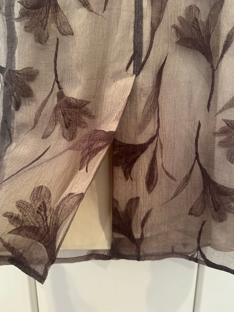 LERURE リルアー Circurar sleeve flower dress