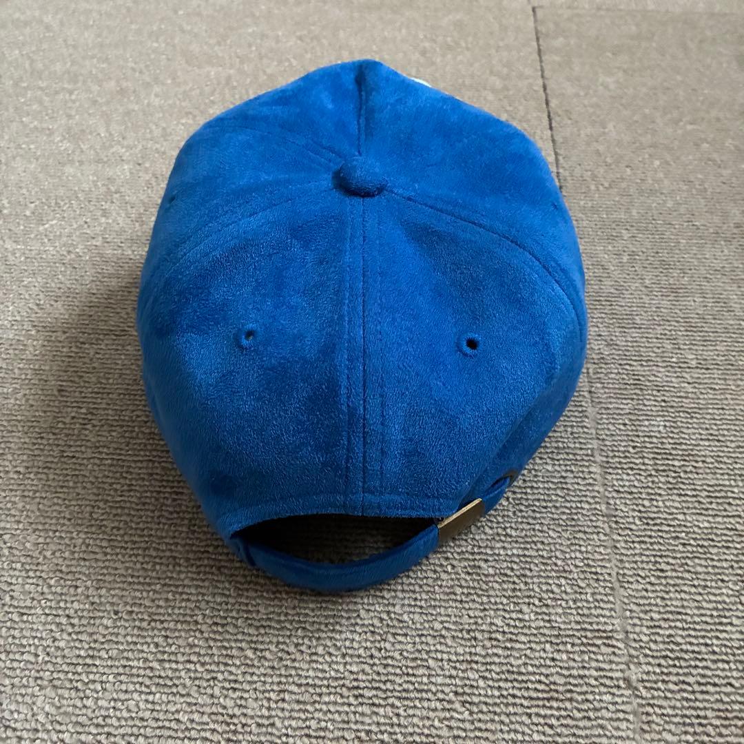 デリンクエントブロス スエード スナップバック キャップ LA ブルー