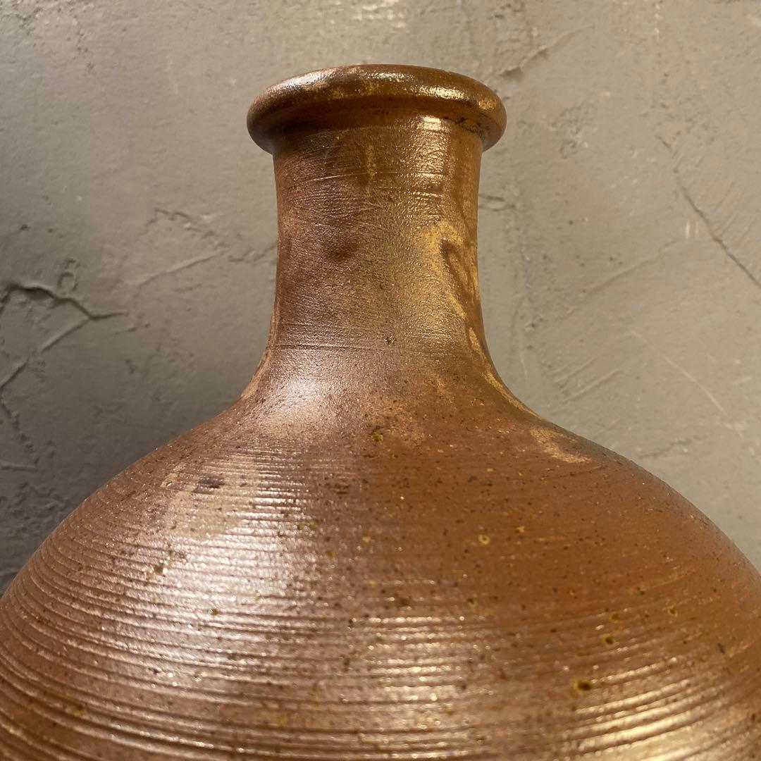 時代物 骨董品 備前焼 通い徳利 幕末明治 花瓶 花器 コレクション