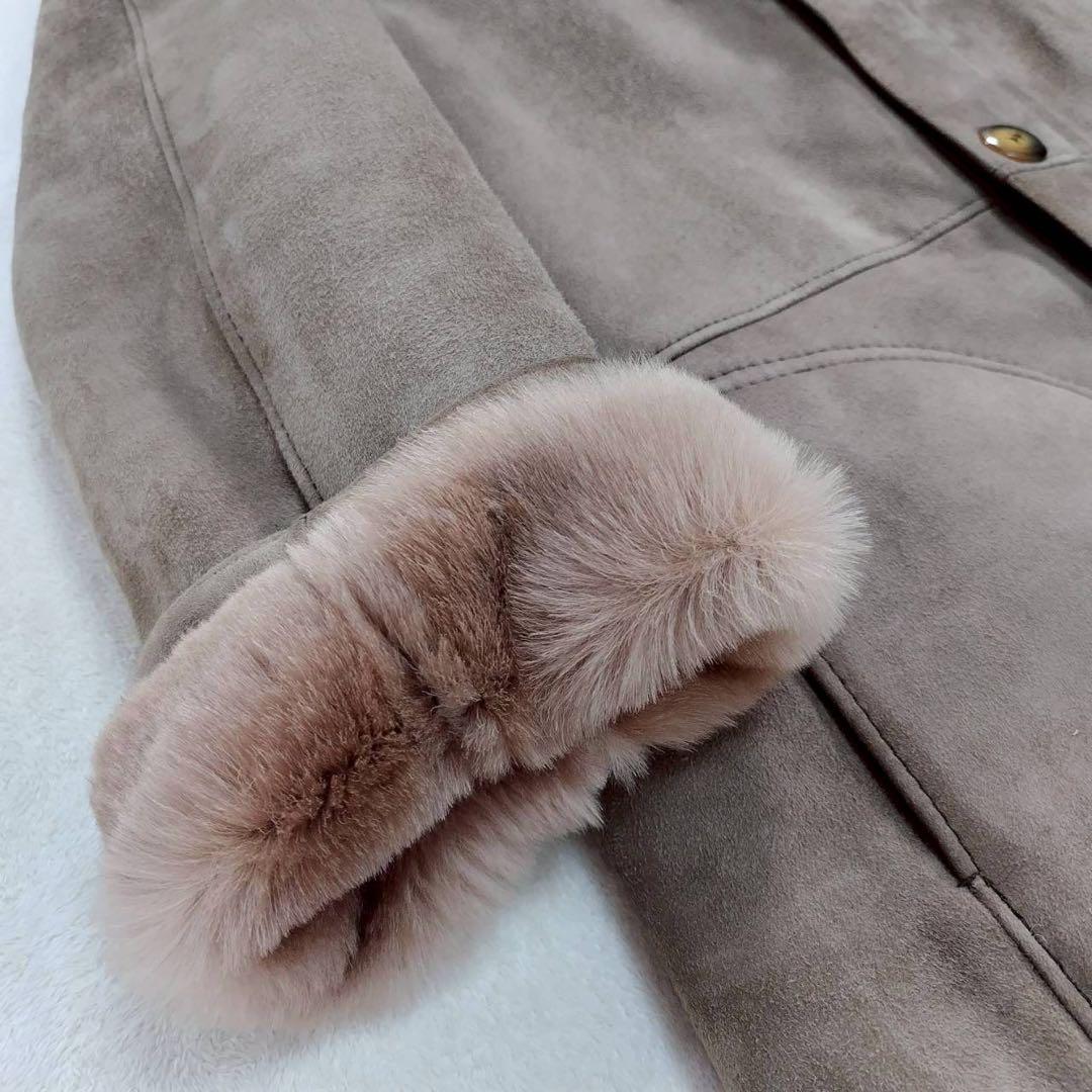 希少 美品 PIRA made in SPAIN ムートン コート ジャケット