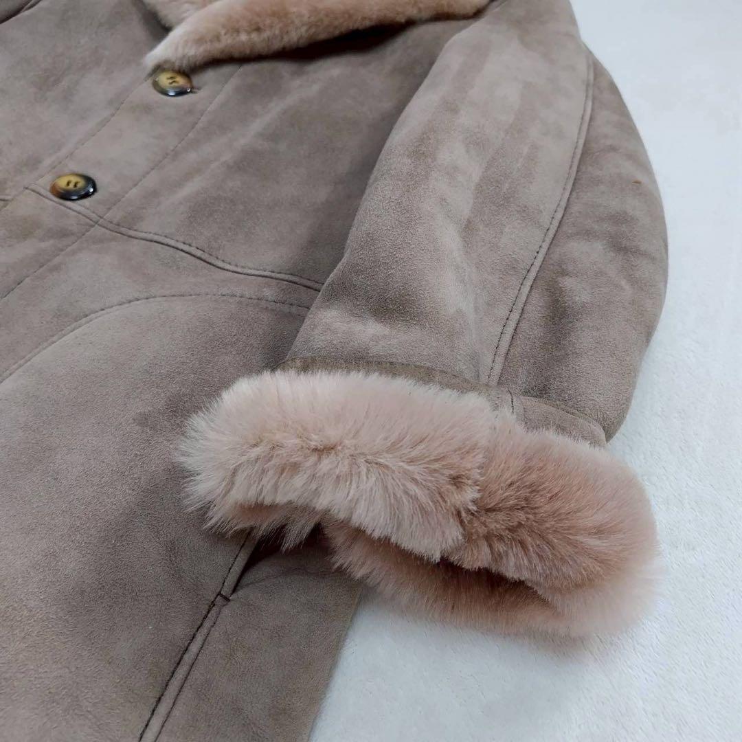 希少 美品 PIRA made in SPAIN ムートン コート ジャケット