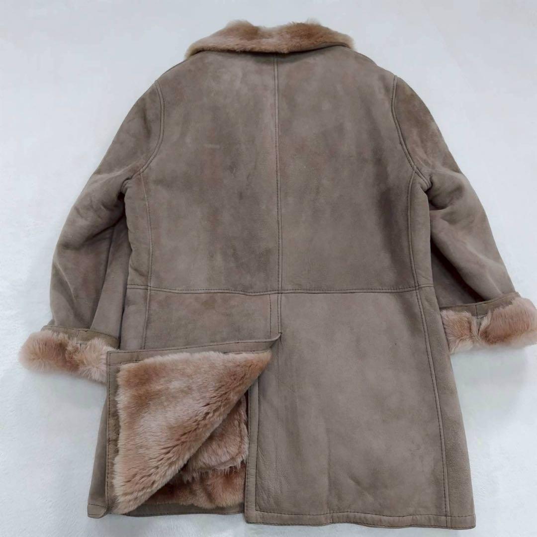 希少 美品 PIRA made in SPAIN ムートン コート ジャケット