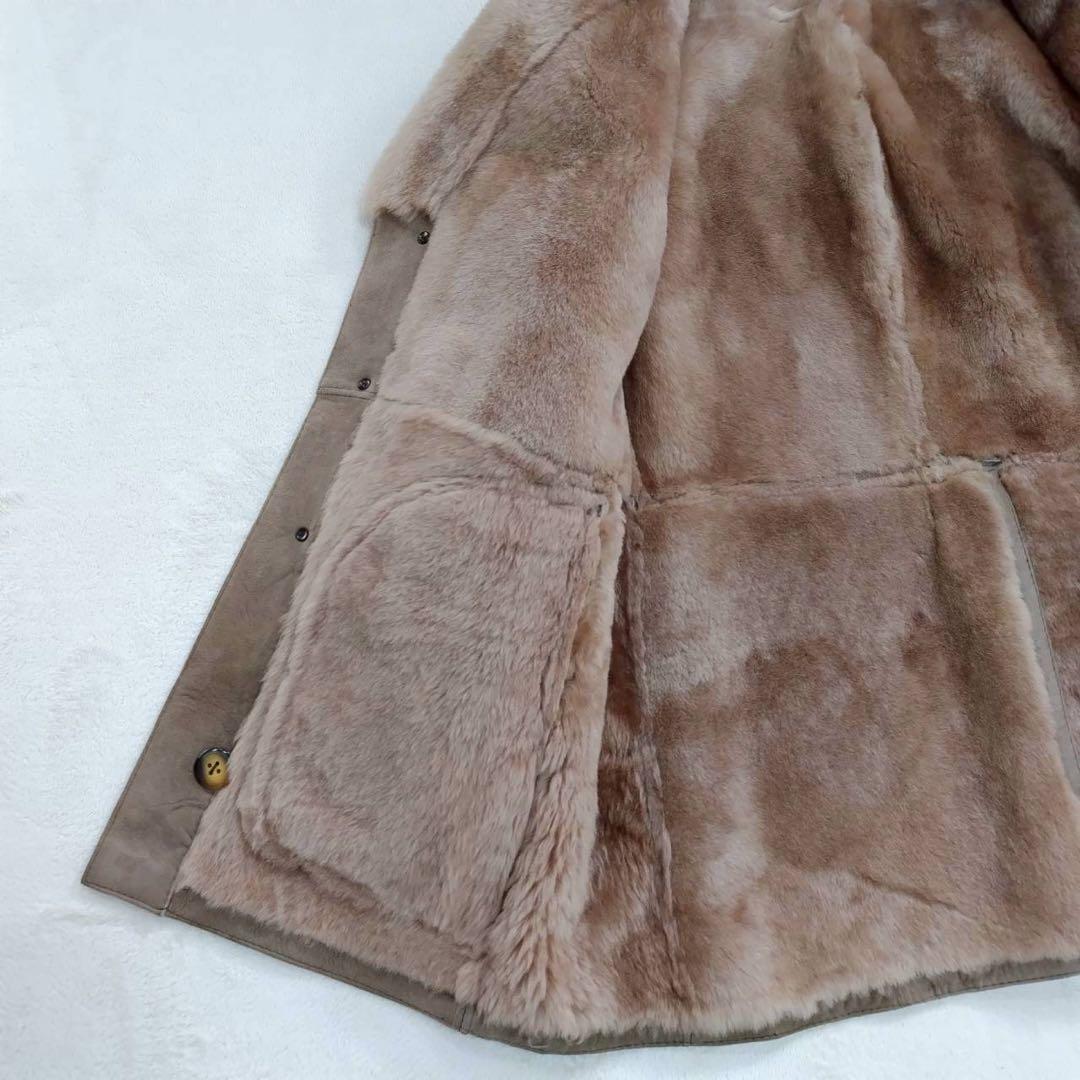 希少 美品 PIRA made in SPAIN ムートン コート ジャケット