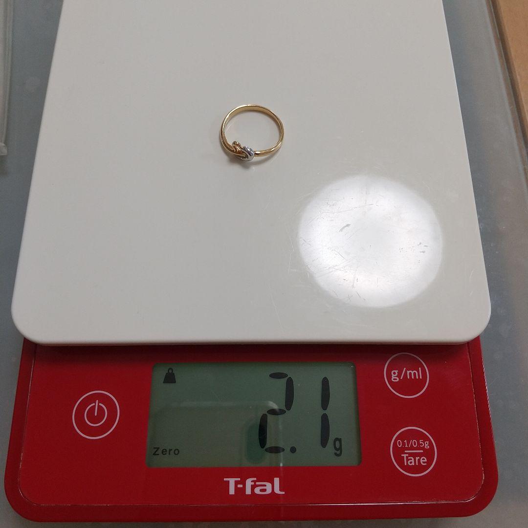 専用です☆クレージュ K18&プラチナ ハートリング