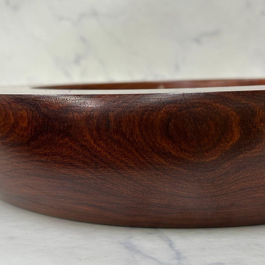 高級花梨材】天然木 無垢 火鉢 台座つき 希少品