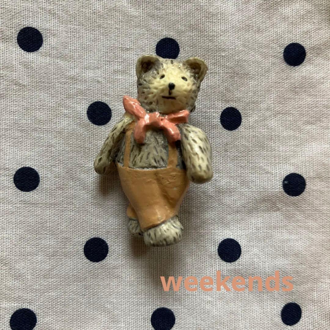 ウィークエンズ weekends ブローチ くま ベア 新品未使用】weekends