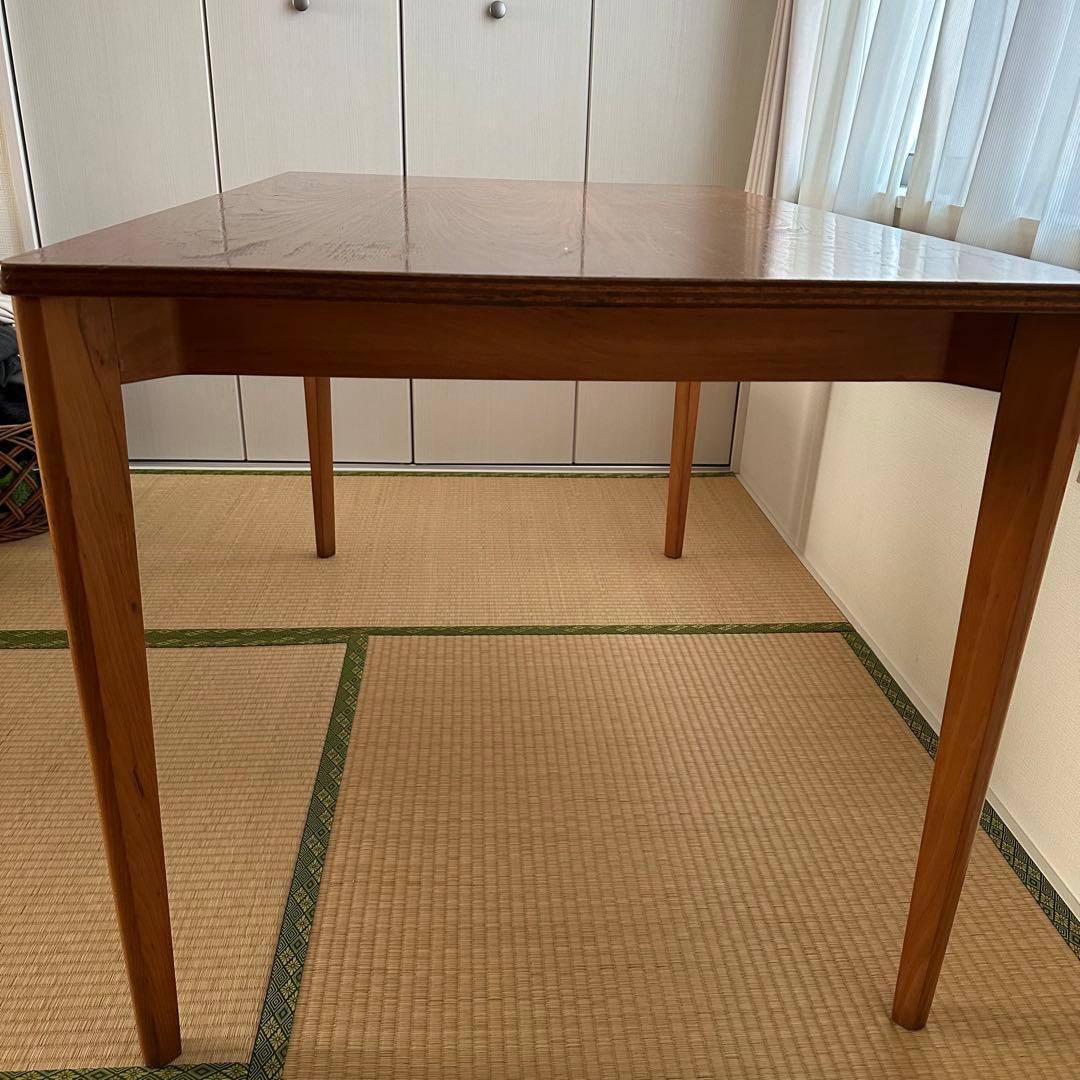 天童木工　水之江忠臣　チーク材　ダイニングテーブル