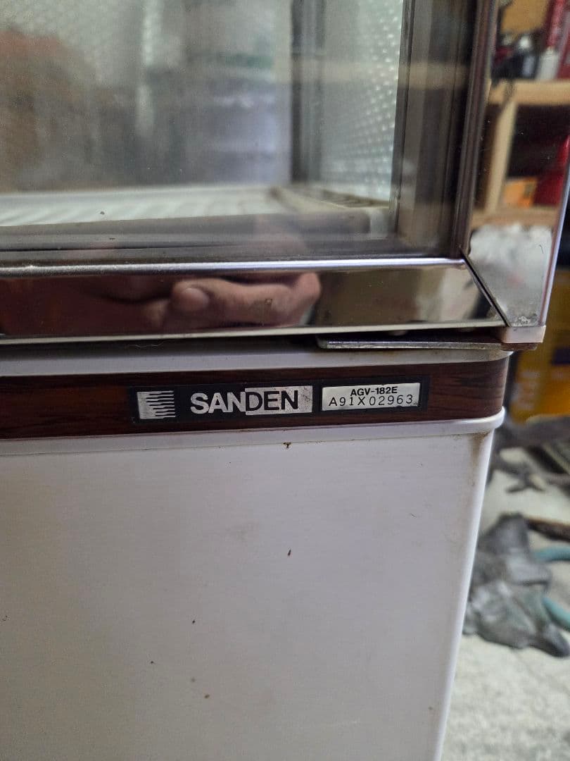 サンデン 冷蔵庫 ガラスショーケース