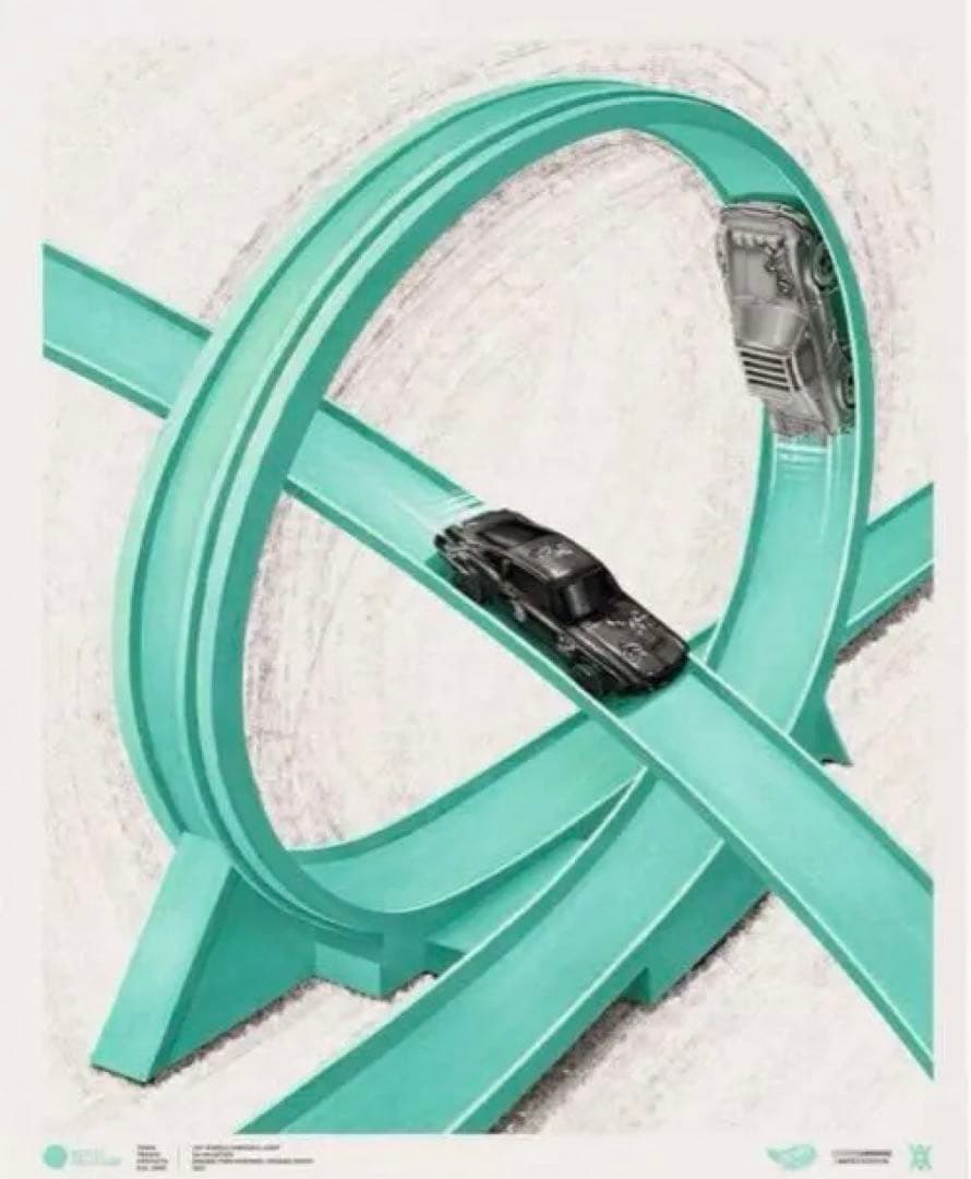 Hot Wheels x Daniel Arsham Lap 4 Poster - メルカリ